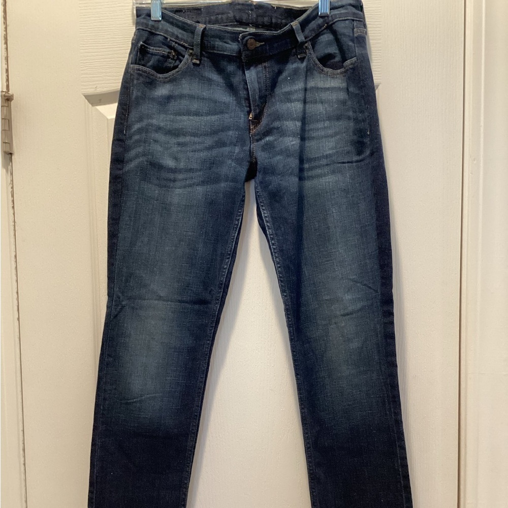 Levi's Women's Dark Blue Straight-Leg Jeans